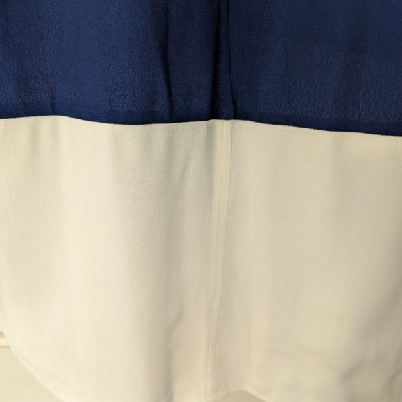 Madewell Color Block Tunic Dress Blue and White Size Large - Picture 6 of 9